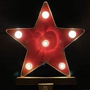 Marquee LED Star Stocking Holder